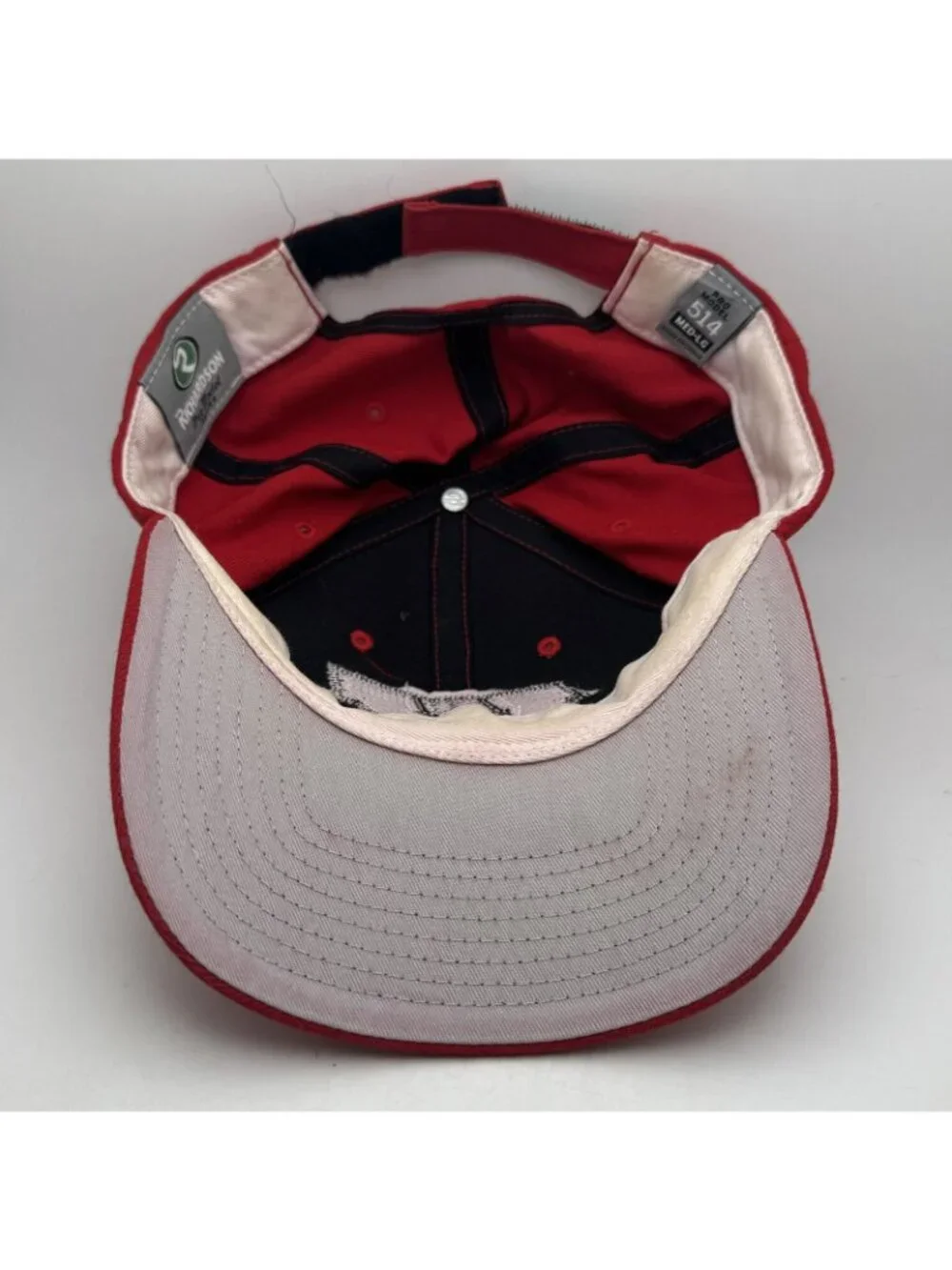 University of Wisconsin Badgers Baseball Cap Hat Richardson Pro Model 514 Red